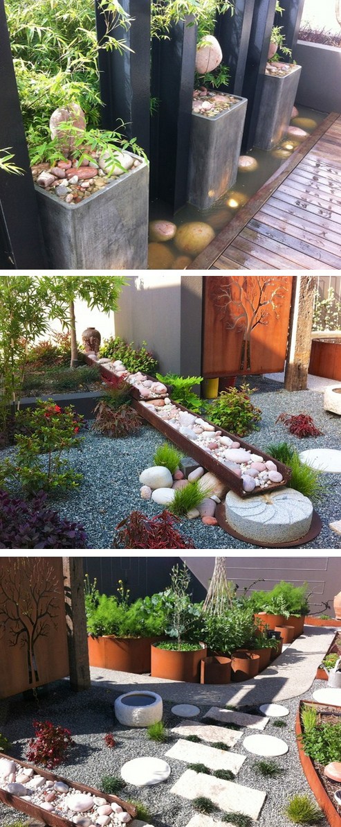 日本风格小面积庭院设计-4