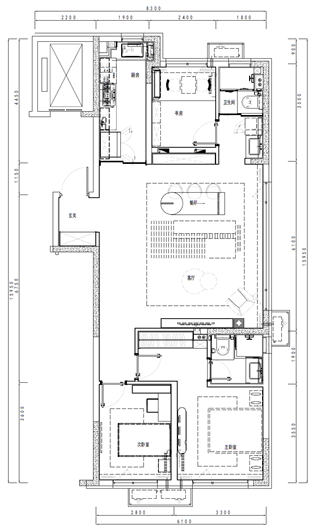 沈阳润樾府 115 户型样板房丨中国沈阳丨万景百年室内设计-25