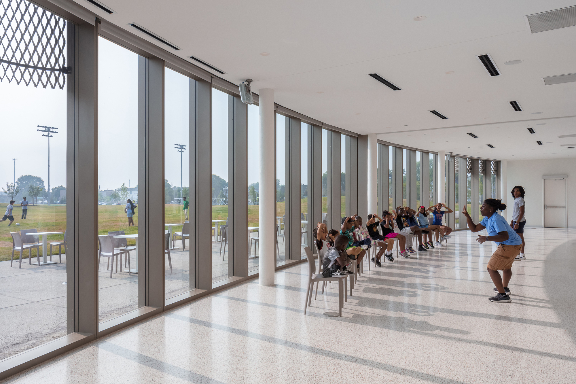 芝加哥公园区总部和体育馆丨美国芝加哥丨John Ronan Architects-13