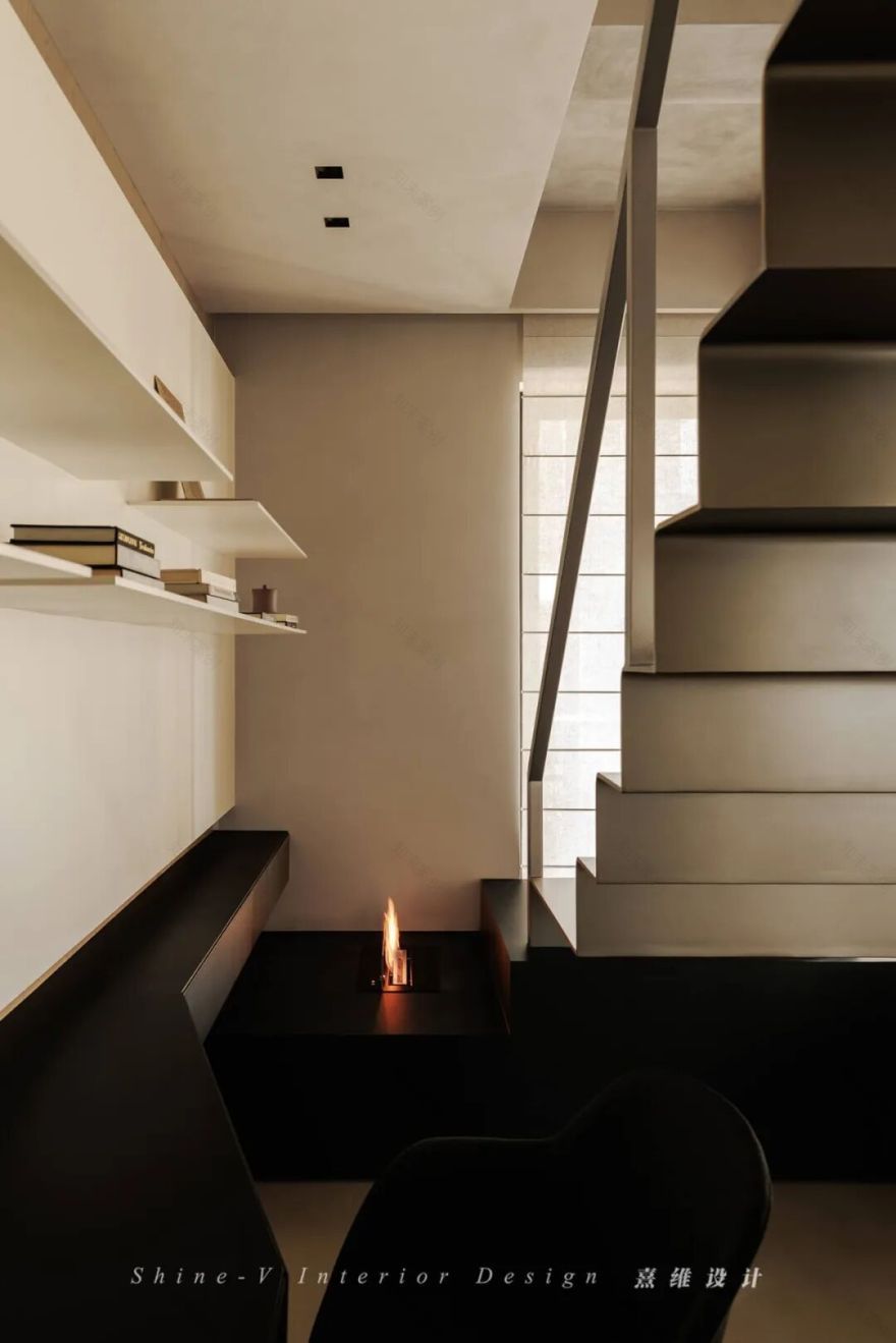 熹维设计原创实景 · 《隐序》上海113㎡ Loft丨中国上海-59