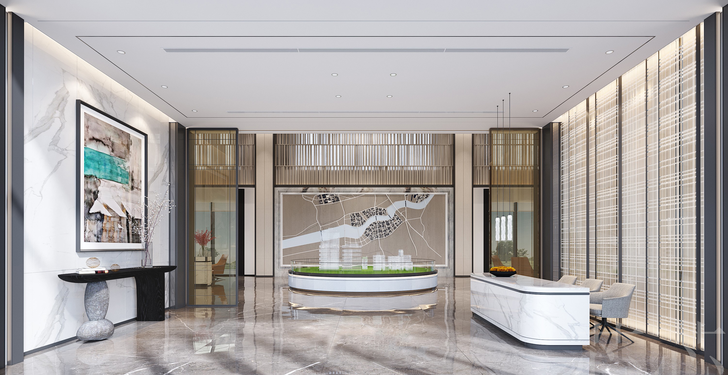 高科技售楼处设计丨知名设计师-8