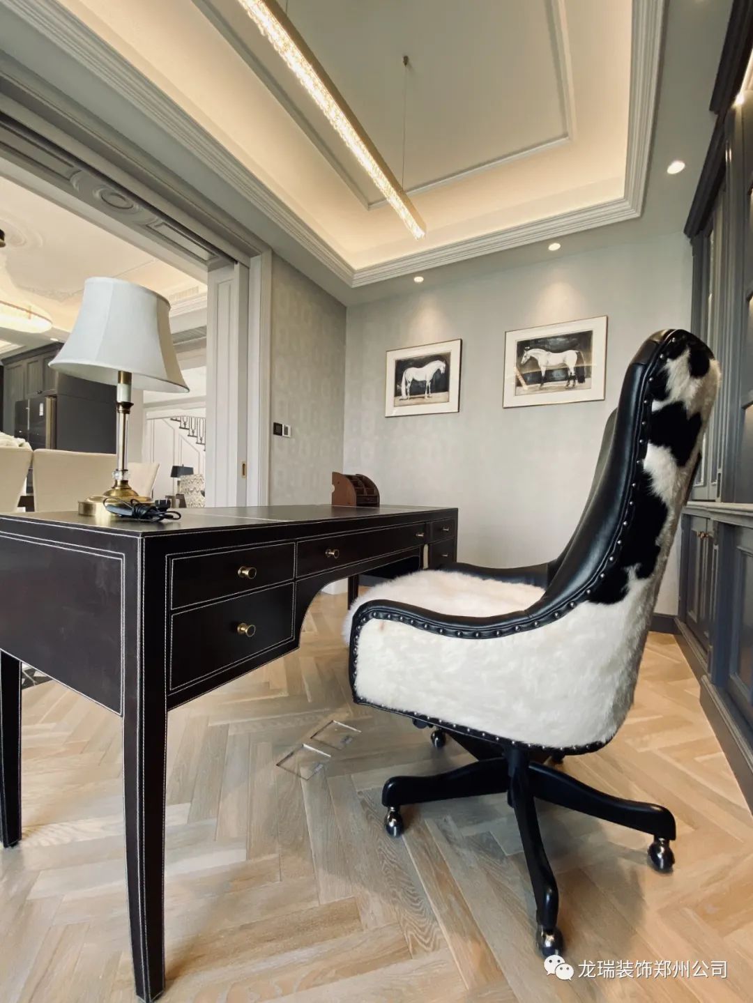 恒熙花园美式轻奢别墅丨郑州龙瑞装饰工程有限公司-58