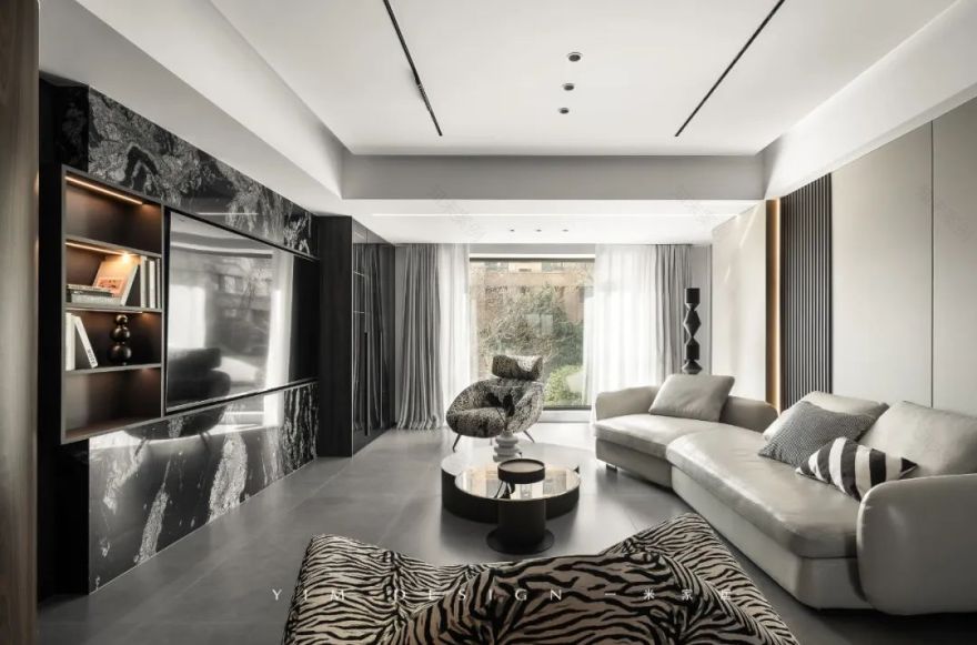 200㎡现代简约复式住宅丨丁丽-56