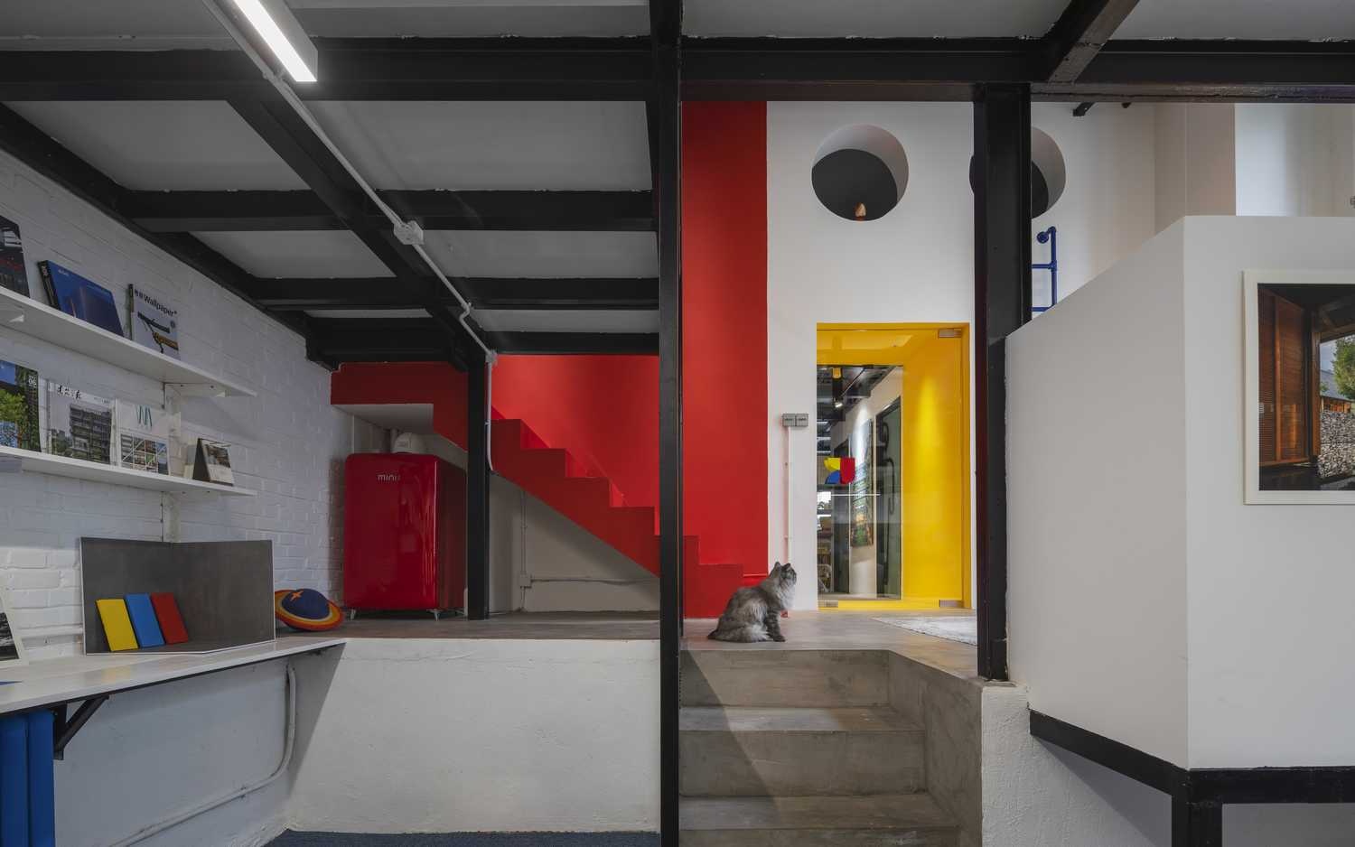 蒙德里安虫洞  UK Studio Office丨中国北京-28