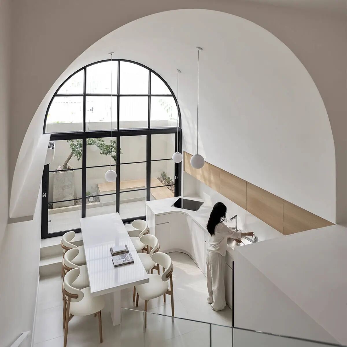 White Oasis窄长宅设计-30