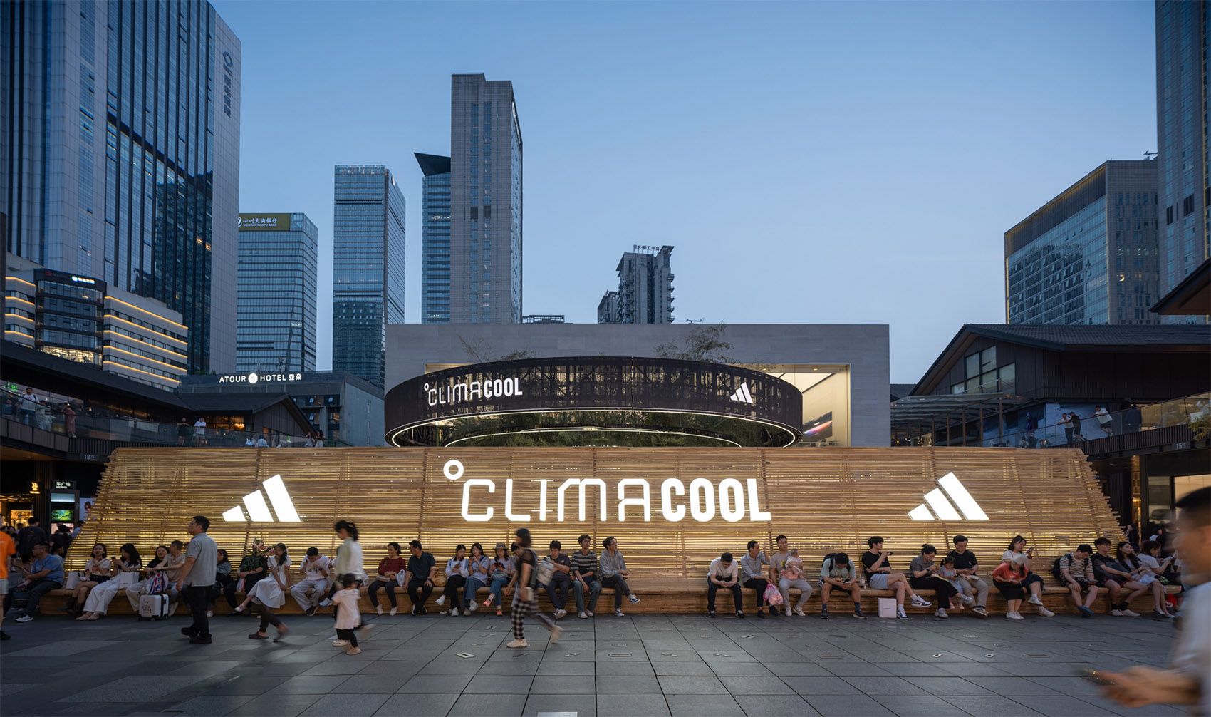 成都太古里东广场阿迪达斯清风茶馆丨中国成都丨line+建筑事务所-32