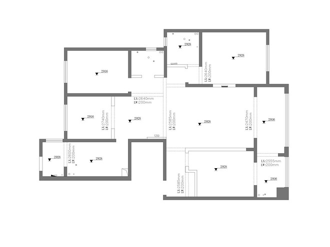 三居150平米装修案例-11