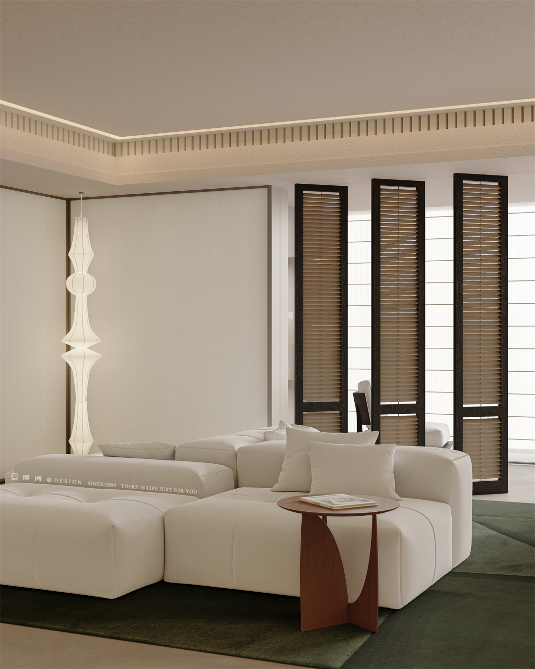 得间设计丨精装改法式婚房，将时光浸润在260㎡的质感新居里-57