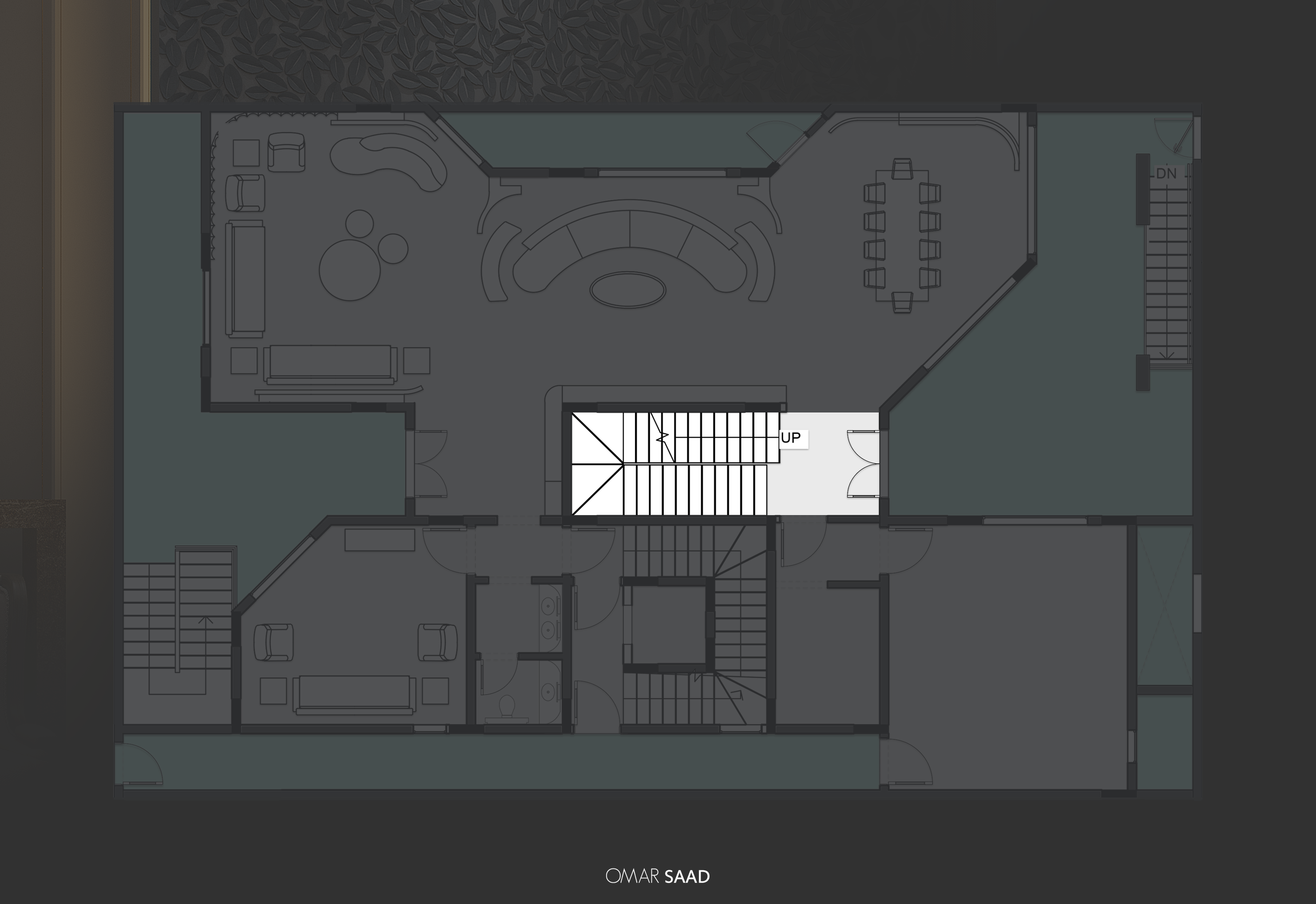 PRIVATE VILLA - GROUND FLOOR DESIGN - KUWAIT-17