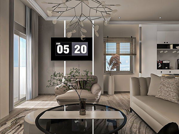 90 平米公寓设计-5