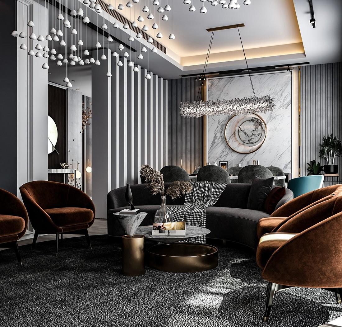 新装饰主义空间 | 环形沙发与 Delightfull 的完美结合-9