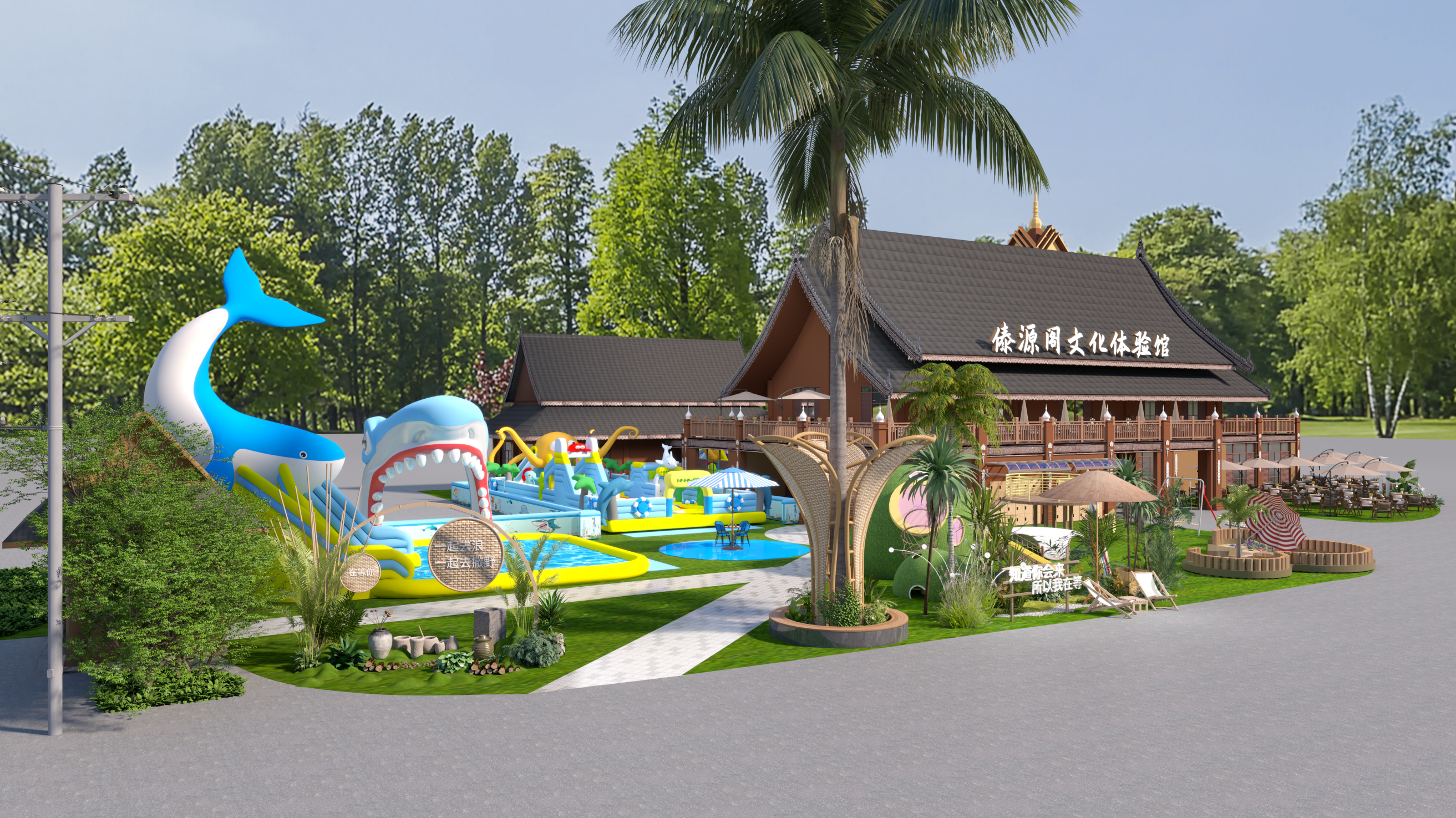 商业·西双版纳橄榄坝傣族园泼水广场商业场地包装丨中国西双版纳丨郭大叔和星星崽-20