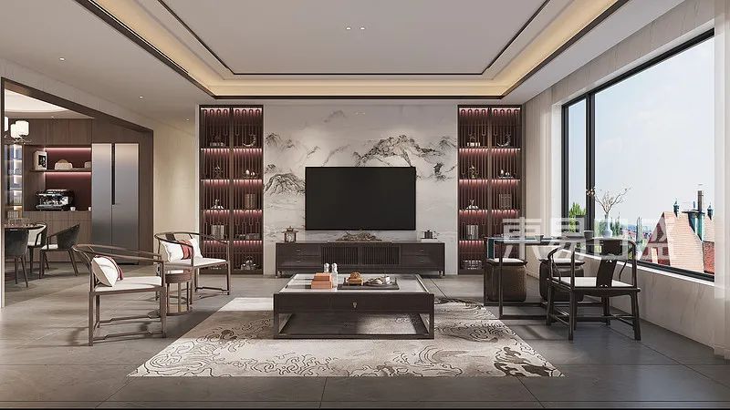 189㎡新中式风大宅，禅意国风美学-20