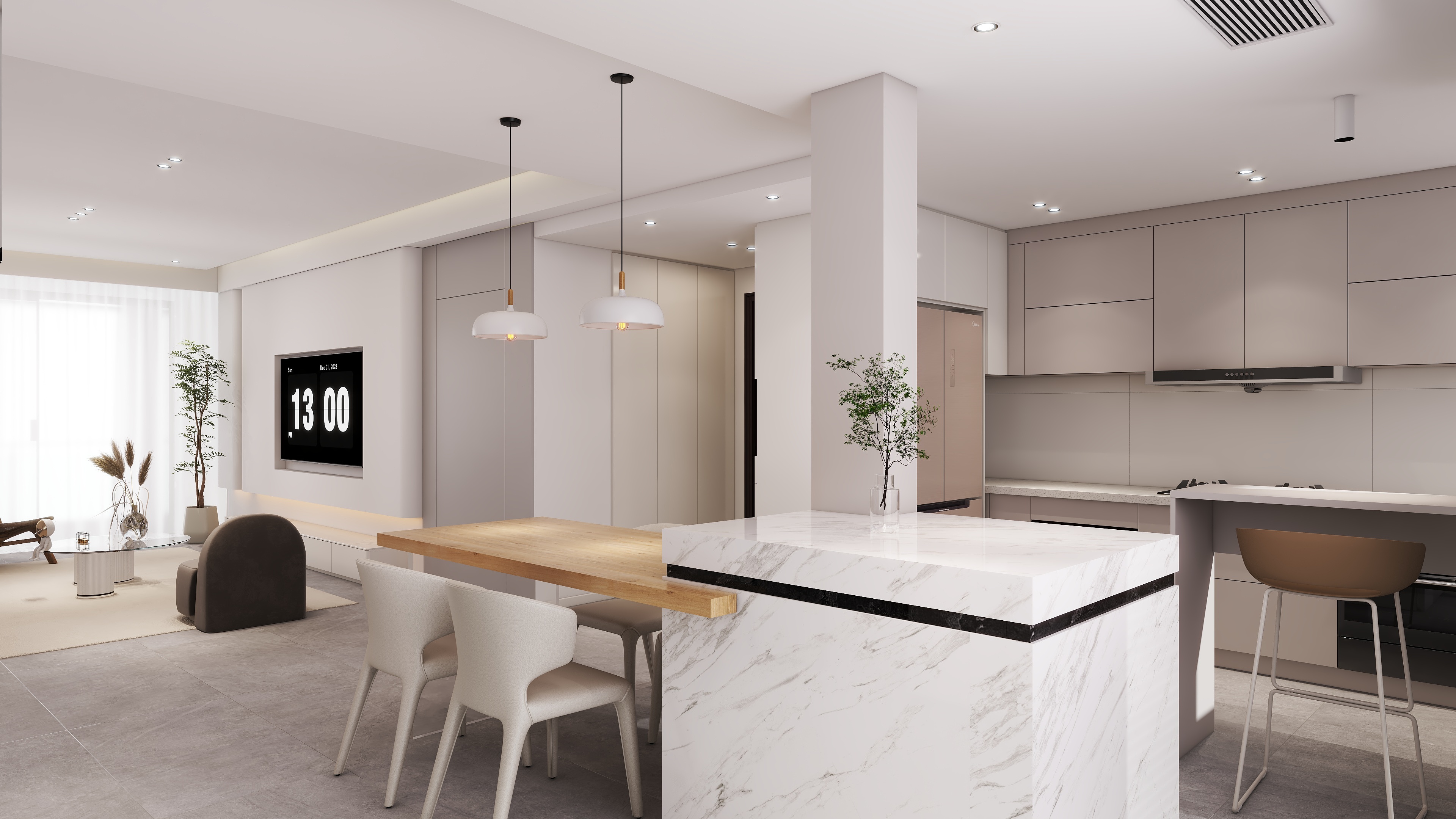 现代开放式平层丨中国重庆丨胡小波-8