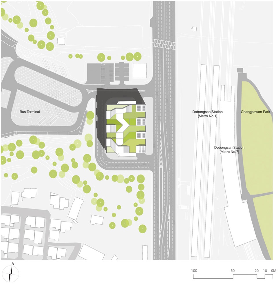 首尔道峰山停车楼——公共空间与城市环境的完美融合-51