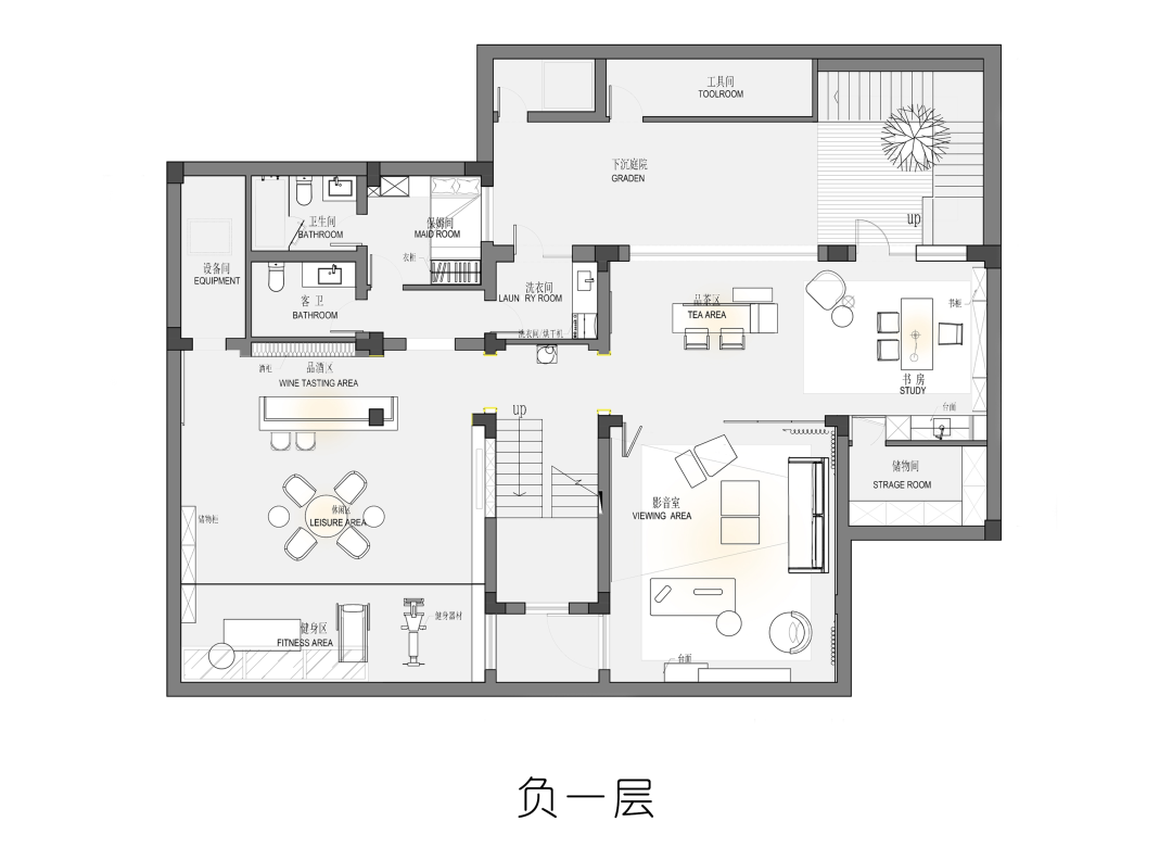连云港 600㎡独栋别墅设计丨中国连云港丨观享际 SKH 室内设计-140