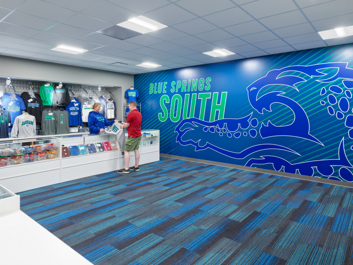 Blue Springs South High School 新生中心设计-12