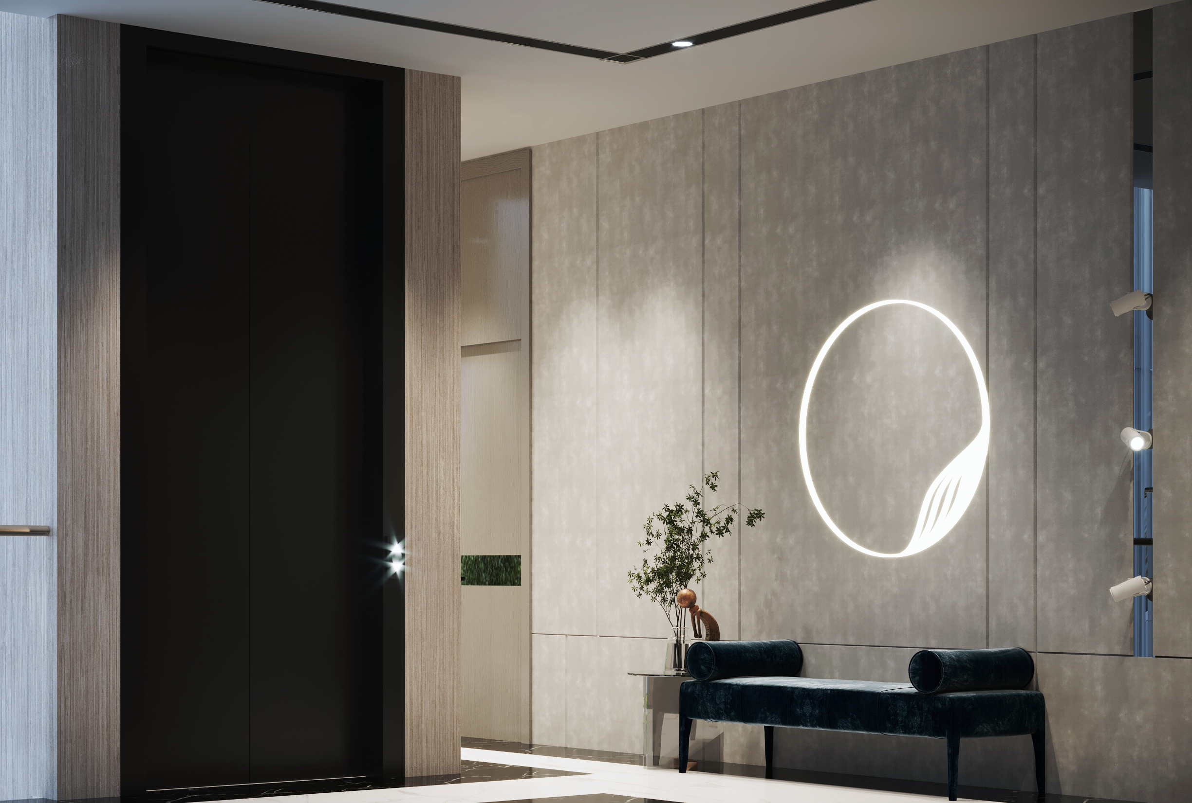 一楼·厅丨阿联酋丨ORTHO DESIGNS STUDIO-13