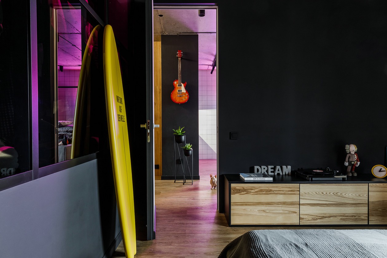 充满阳刚之气的单间公寓-8