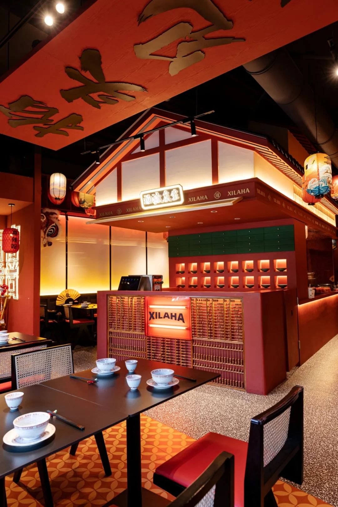 温州喜辣哈 XILAHA 餐厅丨中国温州丨NinePick Design 杦拾设计-14