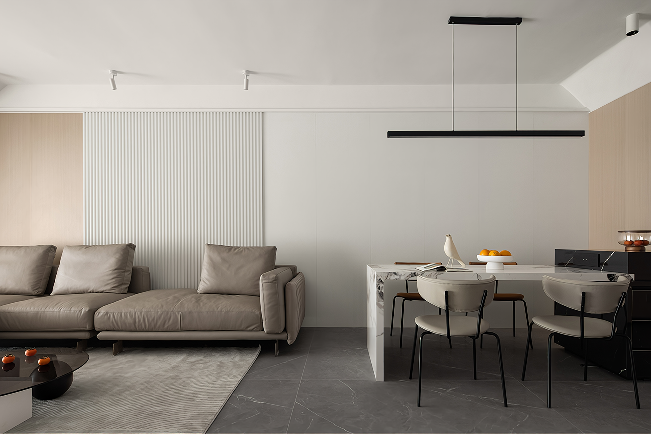 现代简约风私宅丨中国广州丨六品设计-17