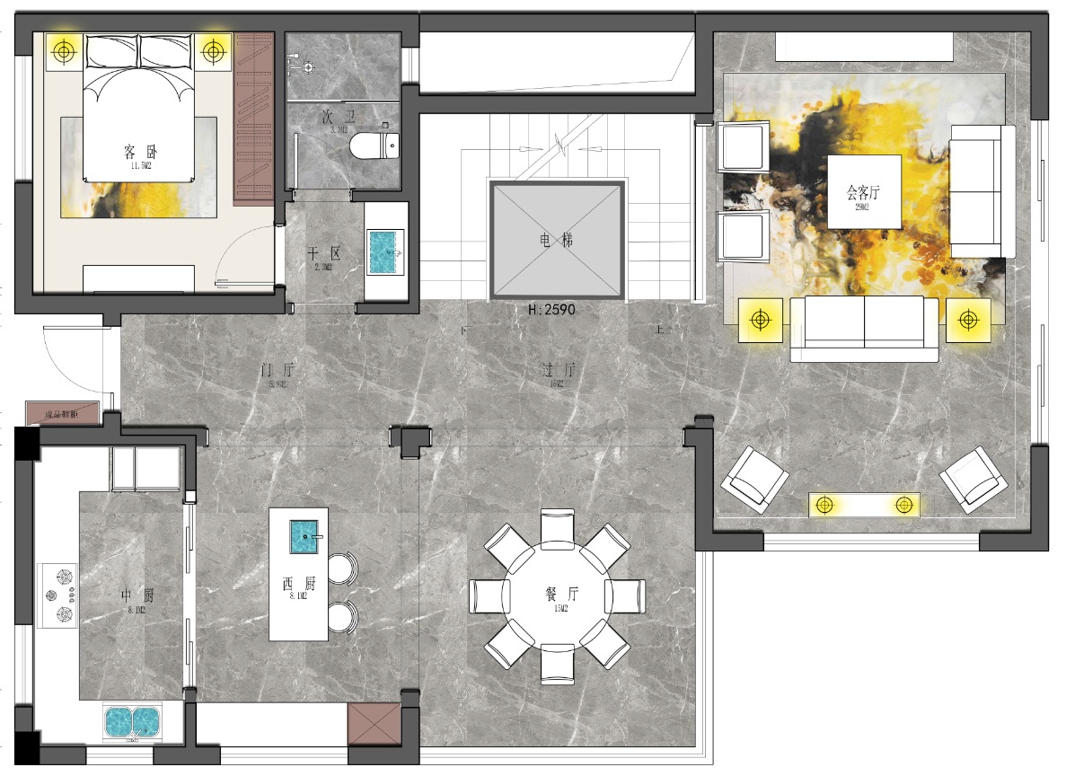 狮山原著室内设计丨境空间设计事务所-73