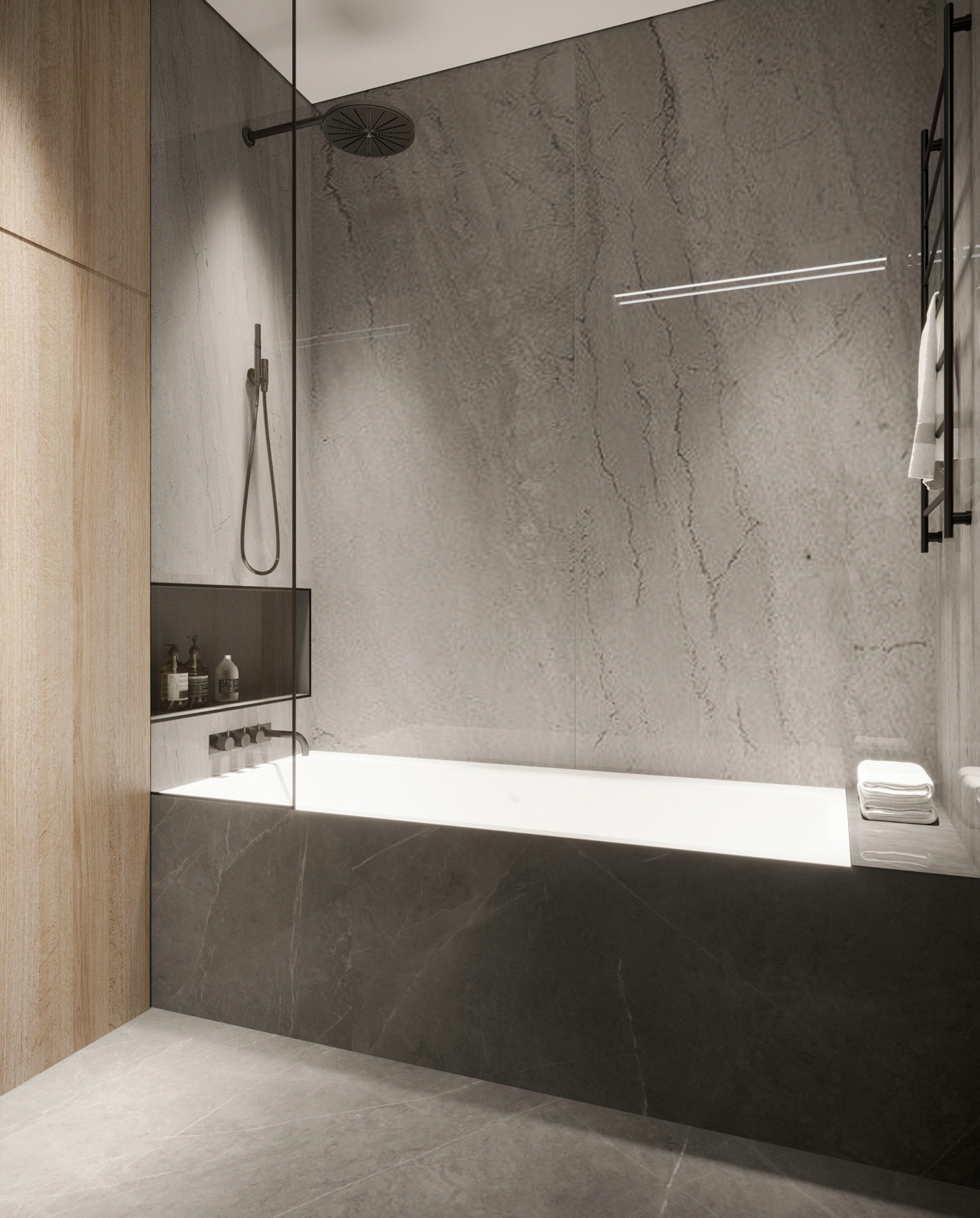 北欧风个性家居，106㎡大胆配色设计-17