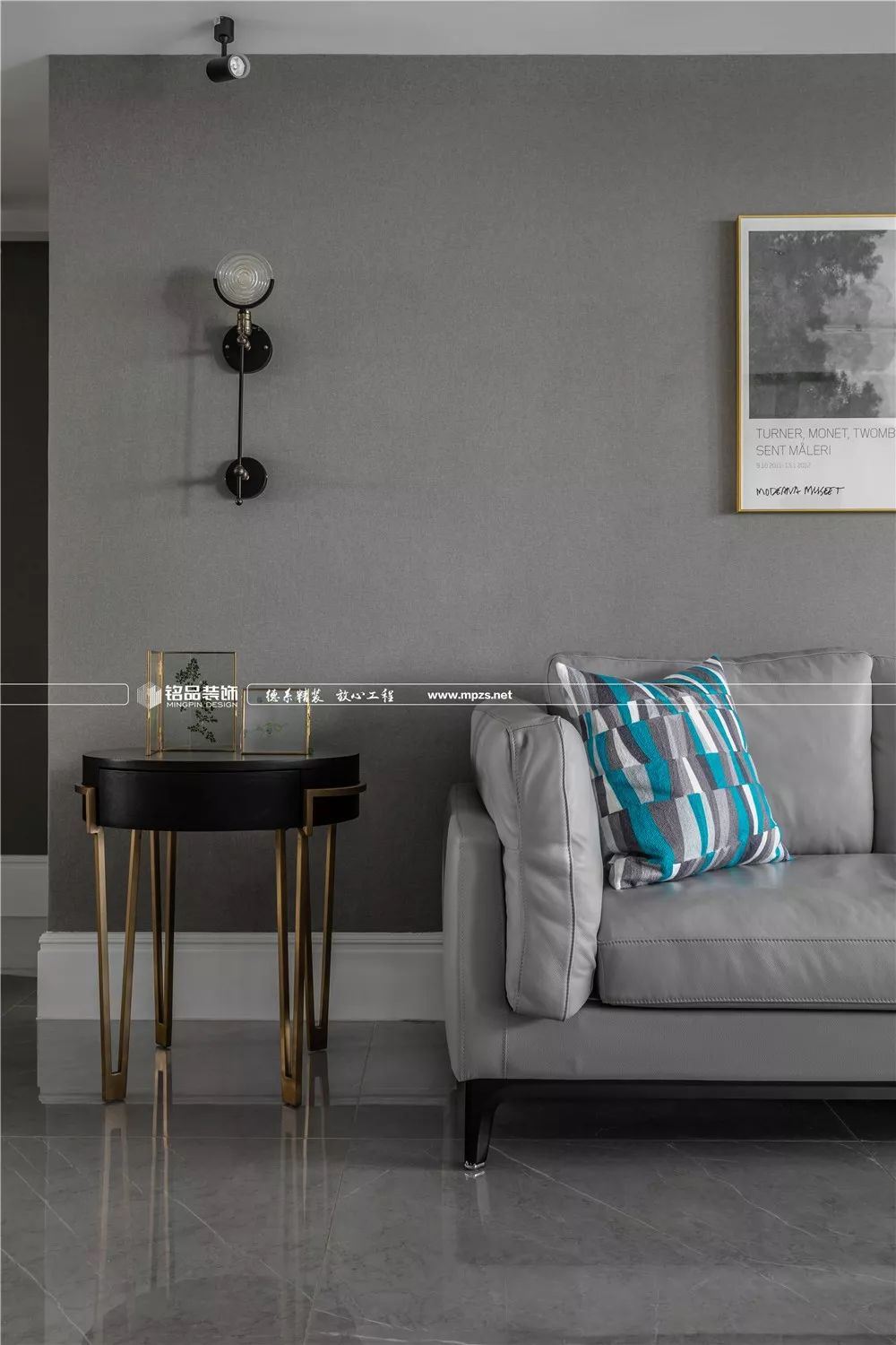 轻奢美式 166²大平层,优雅高级灰的时尚演绎-0