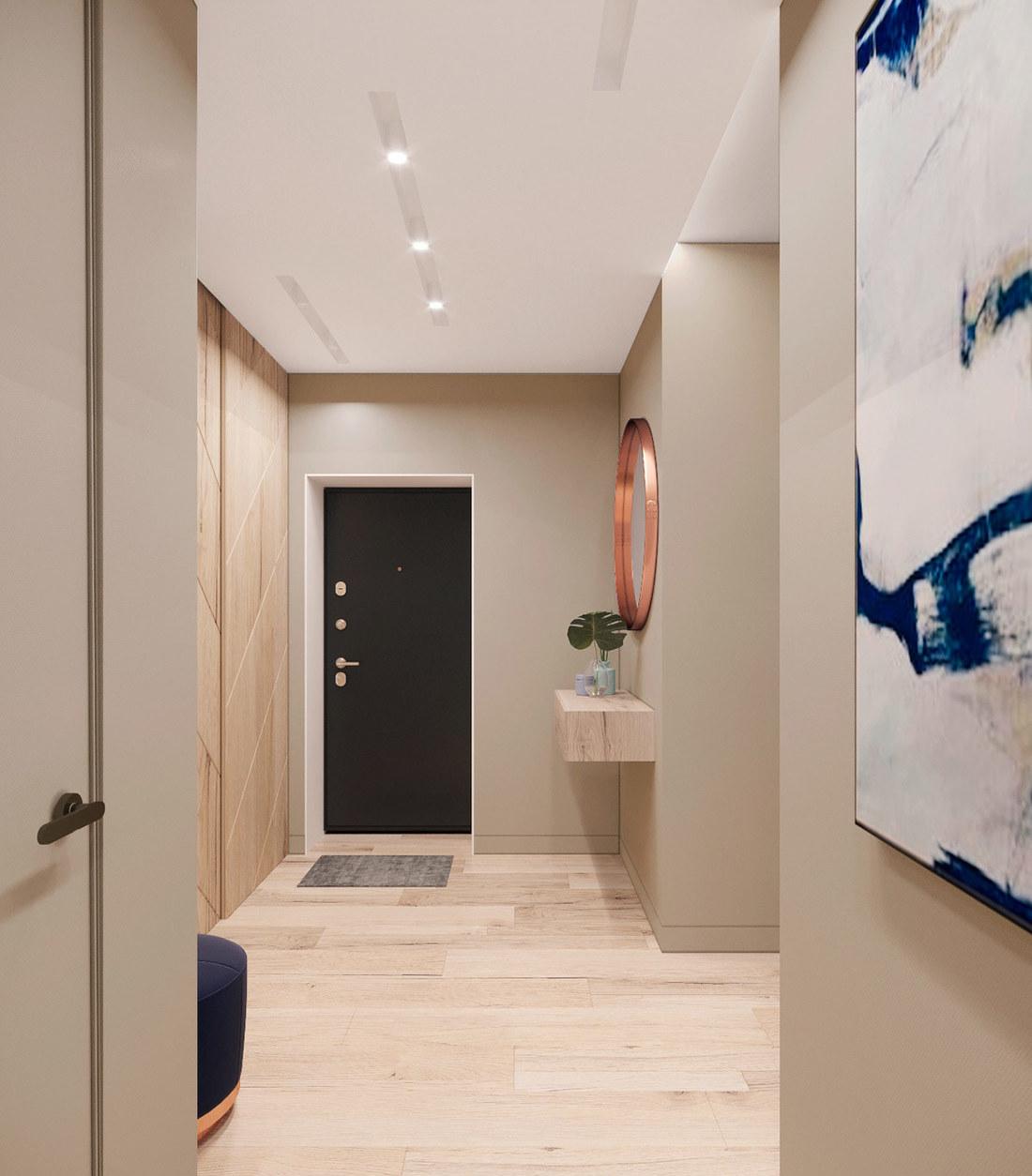 蓝色与金属元素打造的现代家居设计-12