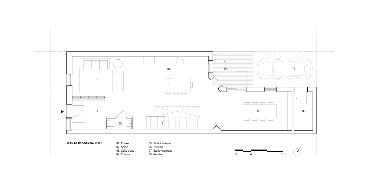 蒙特利尔 Plateau Mont·Royal 社区复式公寓改造-41