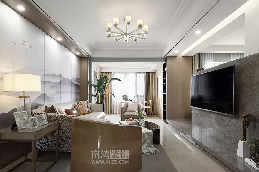 格兰郡庭港式风，120㎡雅致奢华之家-7