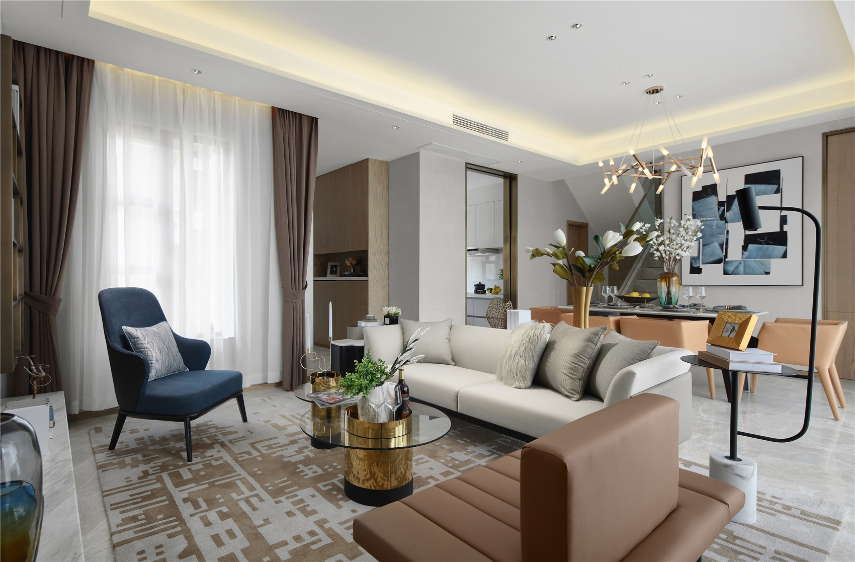 现代轻奢家居,打造国际化温馨空间-19