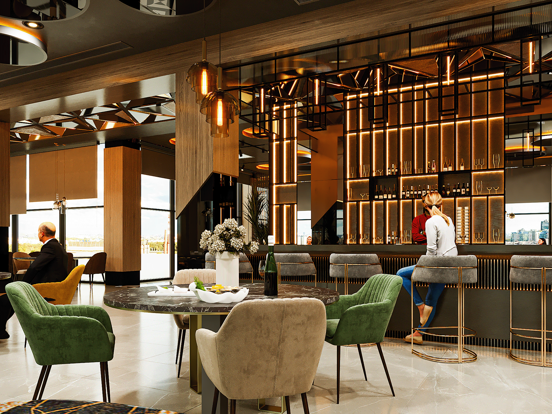 Interior design - Lounge bar-8