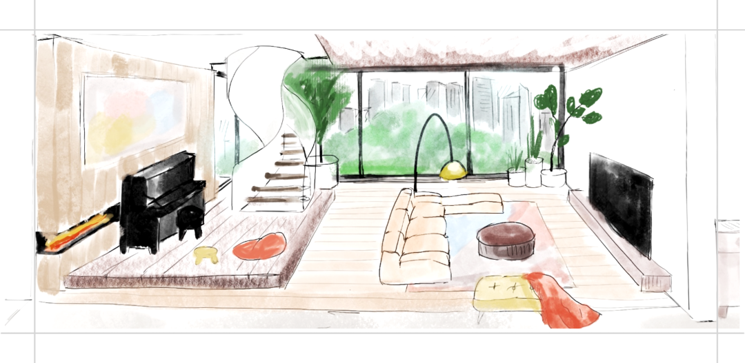 云端鸟瞰山城天际线的家丨中国重庆丨耕好设计-41