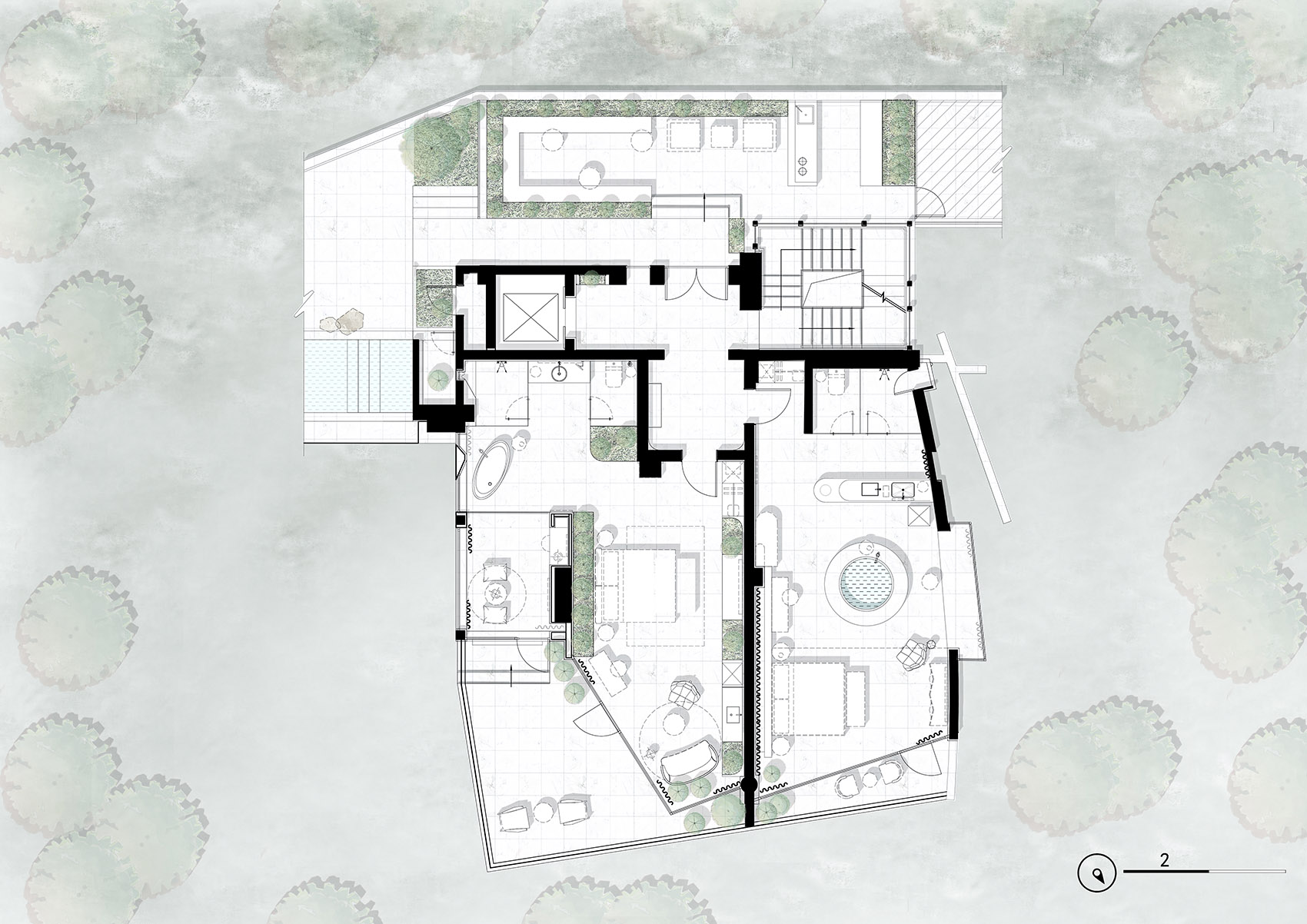 大理青绿海景度假酒店丨中国大理丨寻常设计-72