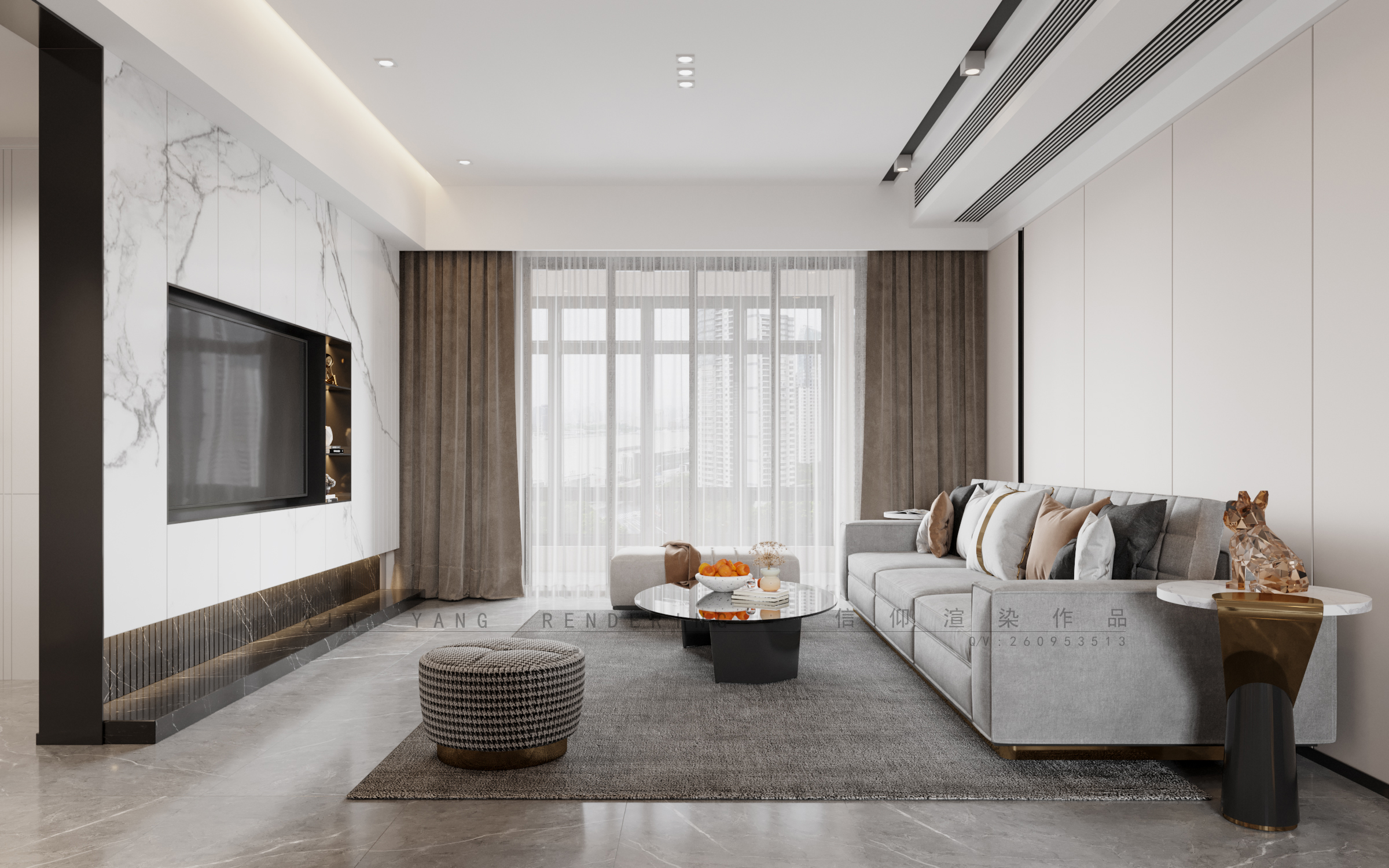 现代简约公寓设计丨知名设计师-16