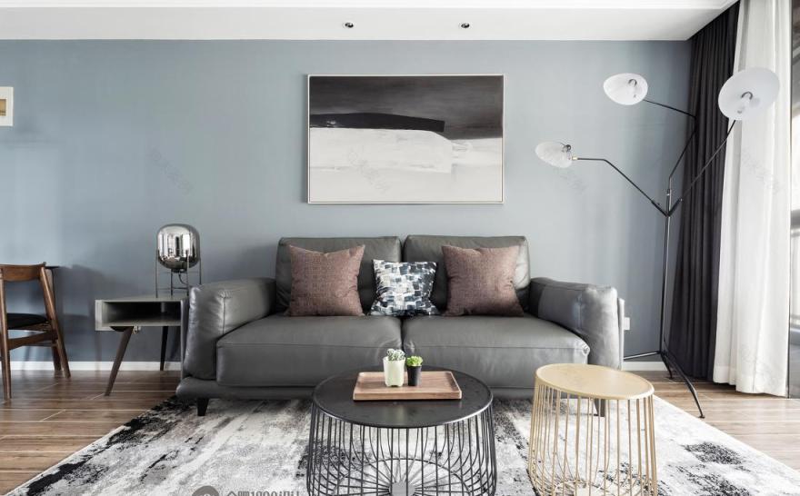 1890 平层设计 | 简约都市风,优化空间采光与互动-8