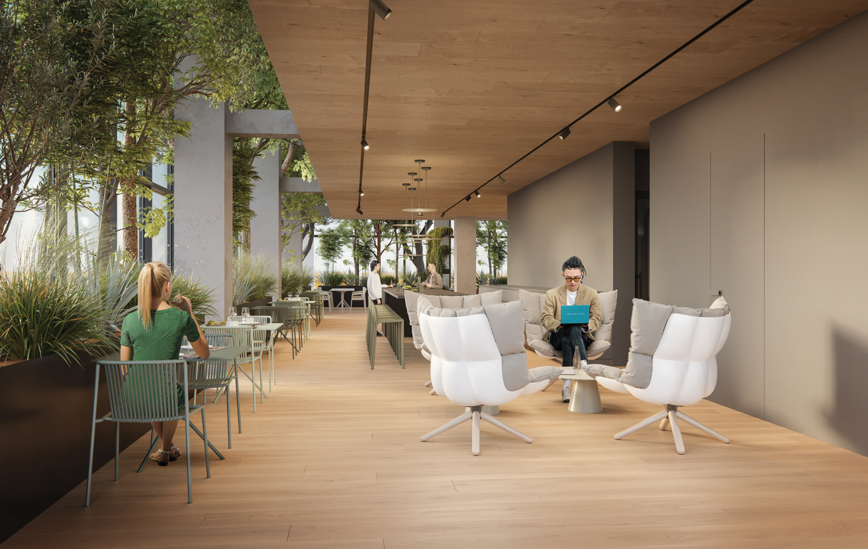 Roheline Park 办公楼商业 CGIs丨爱沙尼亚塔尔图丨Yellow Studio-27