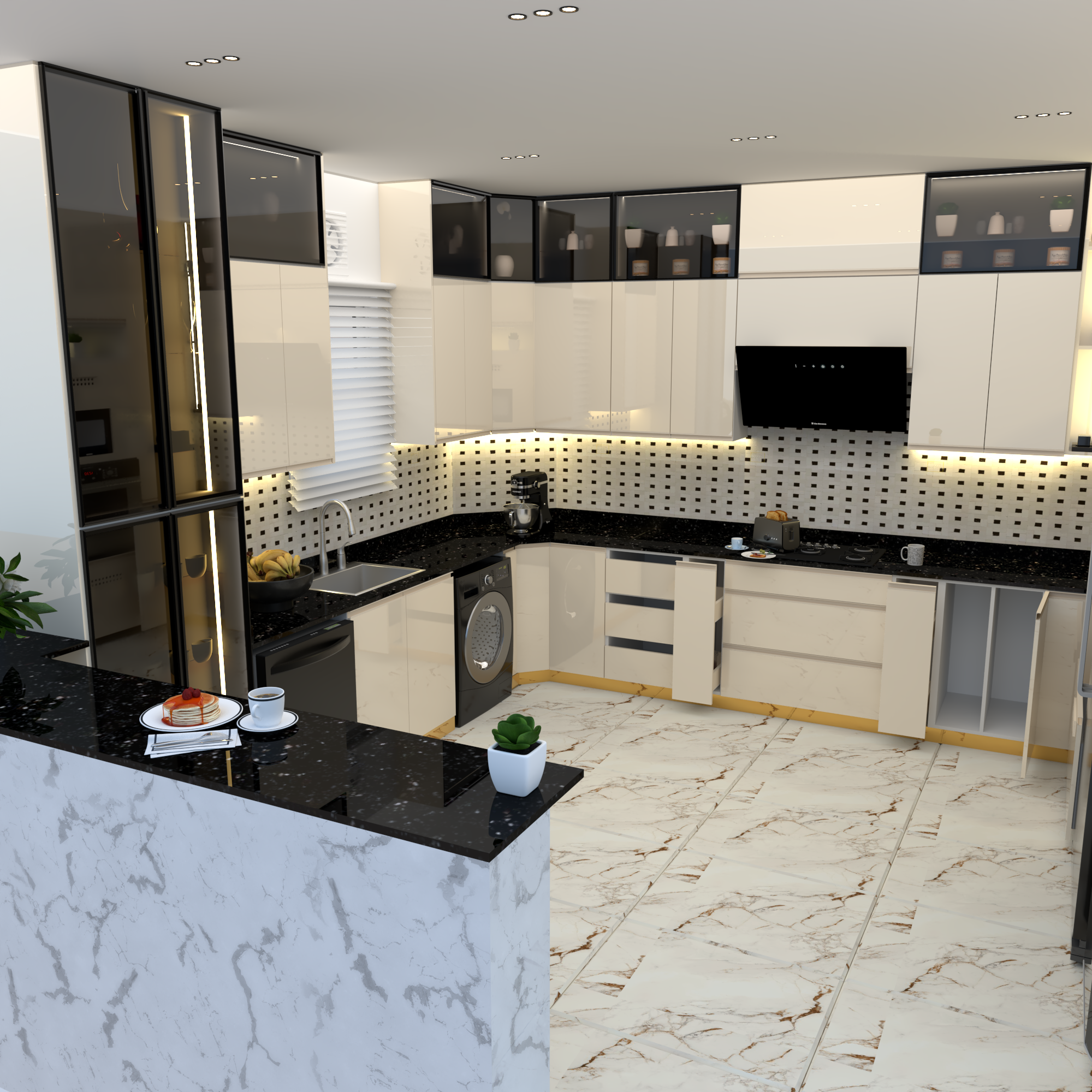 kitchen in Sheikh Zayed-0