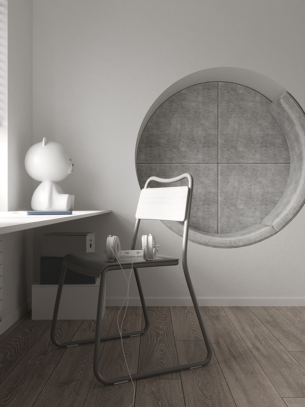 高级灰色系公寓设计 超有范儿！-16