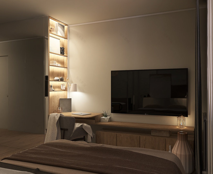 25平温馨二人“家庭小窝”室内设计-34