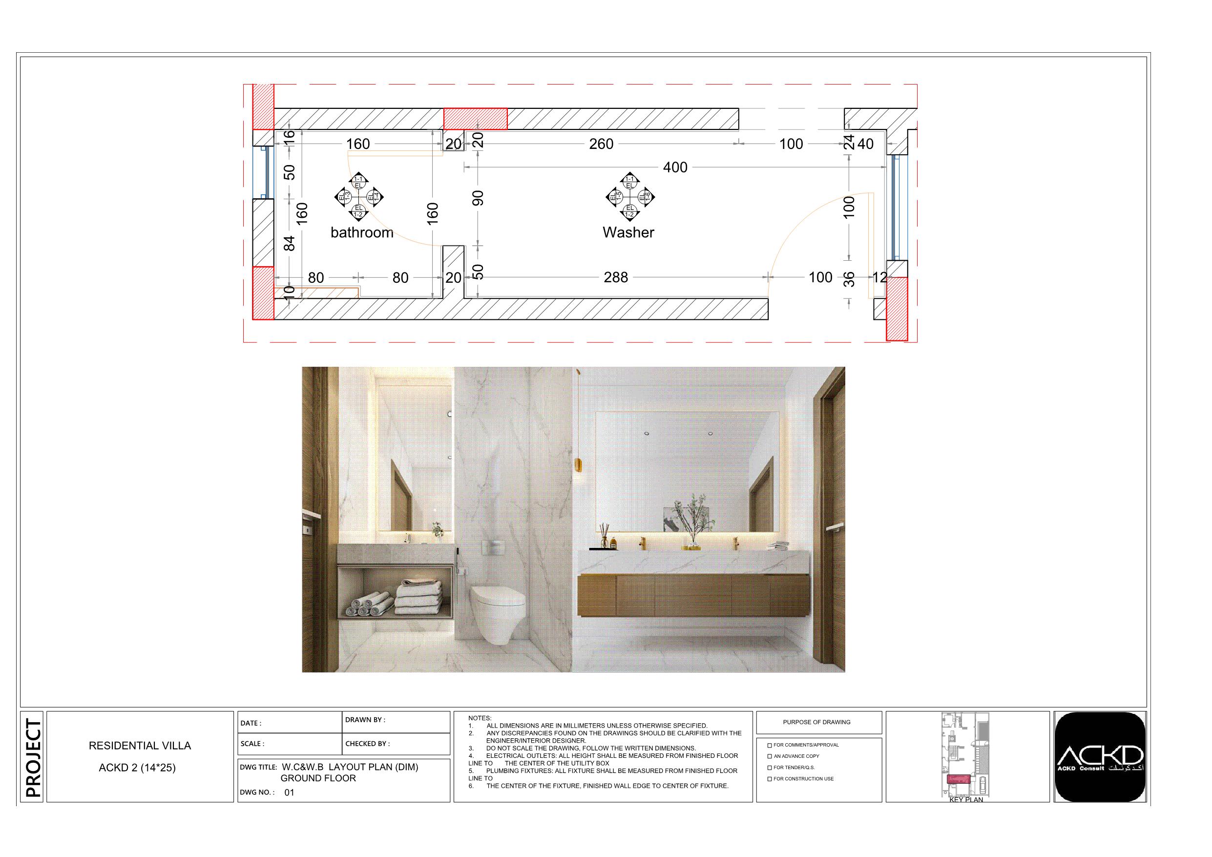 Bathroom shop drawing project-0