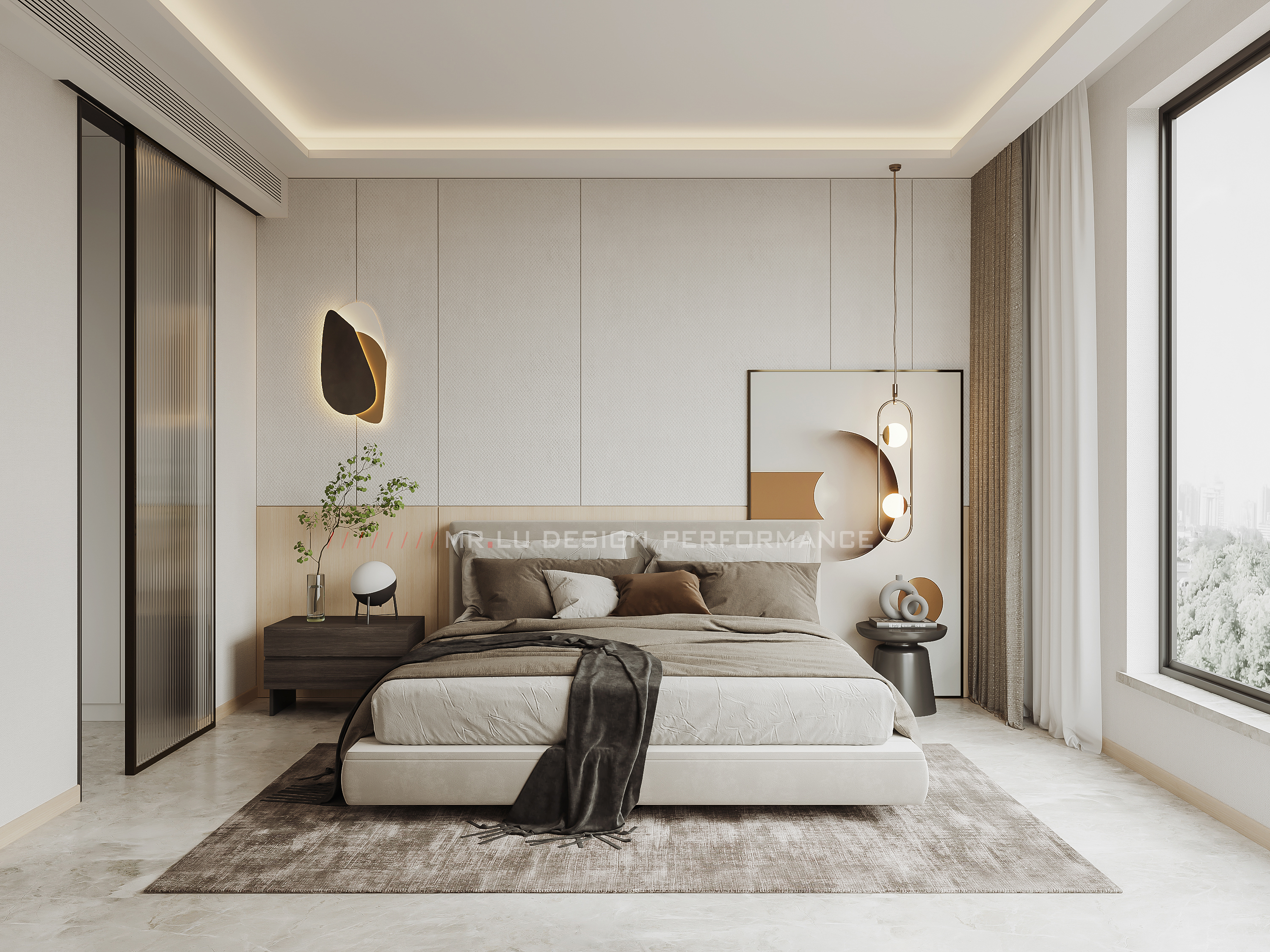 现代轻奢风格效果图表现-15