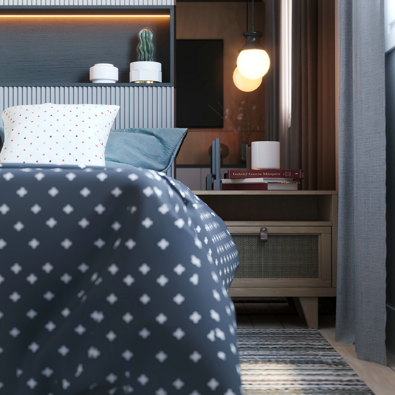 简约前卫现代风，清新美好空间-22