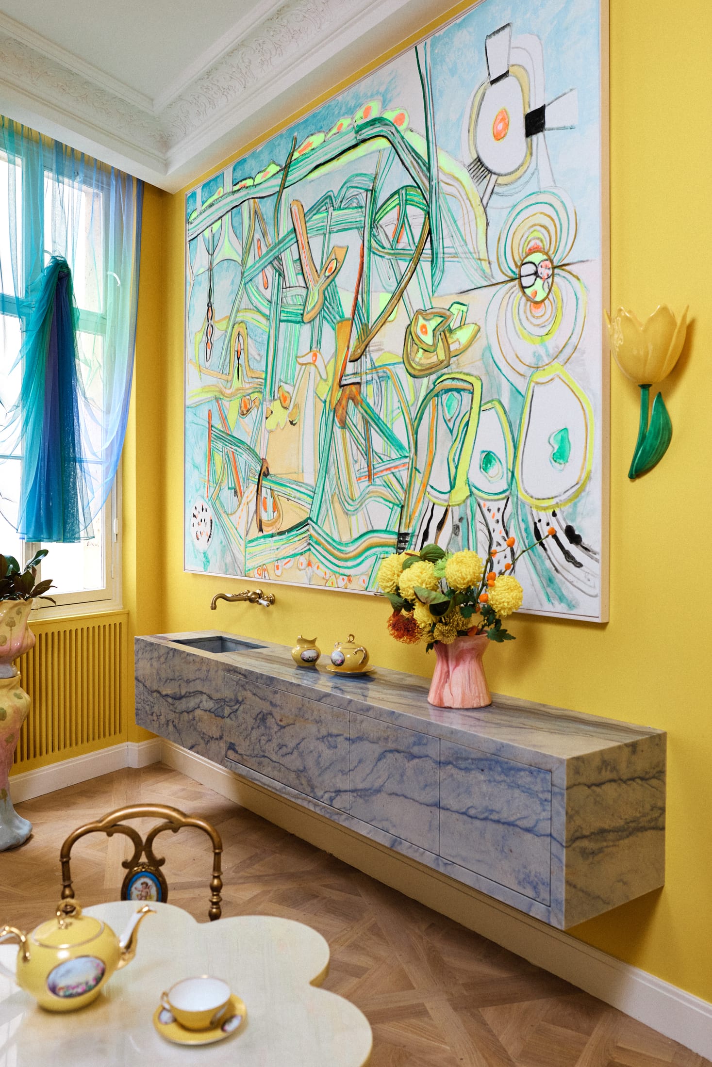 Uchronia对时尚设计师Eli Mizrahi巴黎公寓的改造丨法国巴黎-25