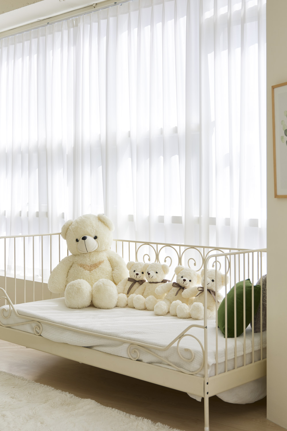 白色木纹打造宁静音乐工作室-17