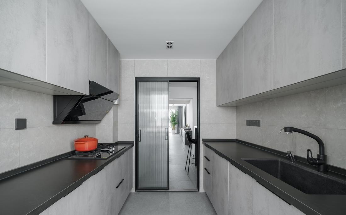 现代工业风全屋收纳设计-13