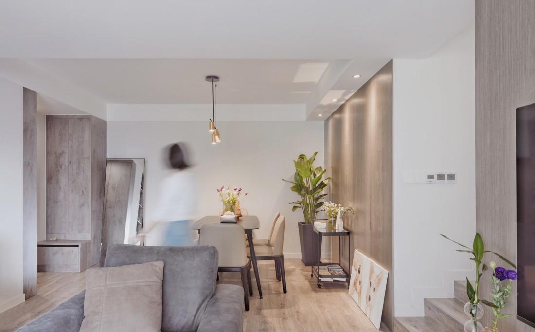 现代简约三居室 原木风格温馨家居设计-12