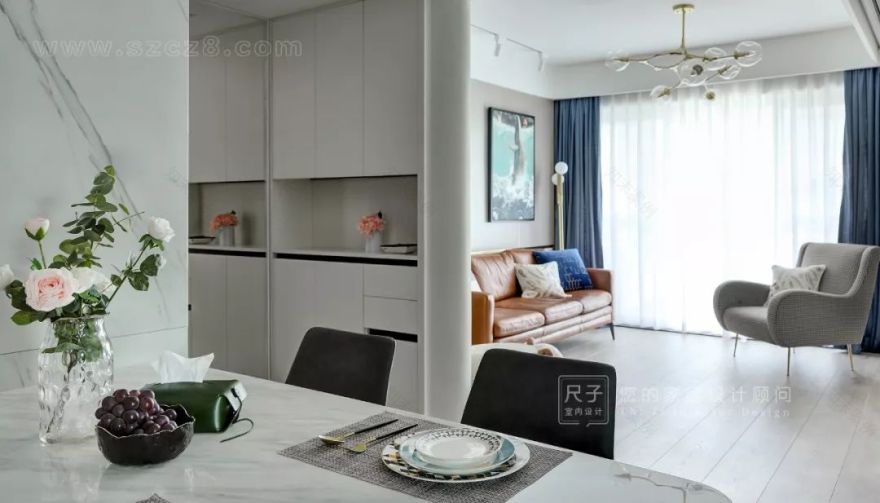 108㎡学区房设计,弧形元素打造孩子的“安全屋”-51