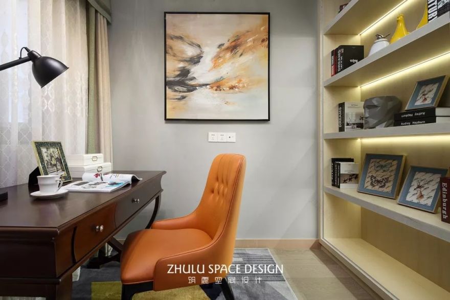 如东翡翠观澜轻奢样板房,现代都市优雅风-49